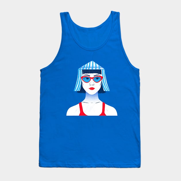 Summer Girl Tank Top by Maria_Miguel_Cardeiro